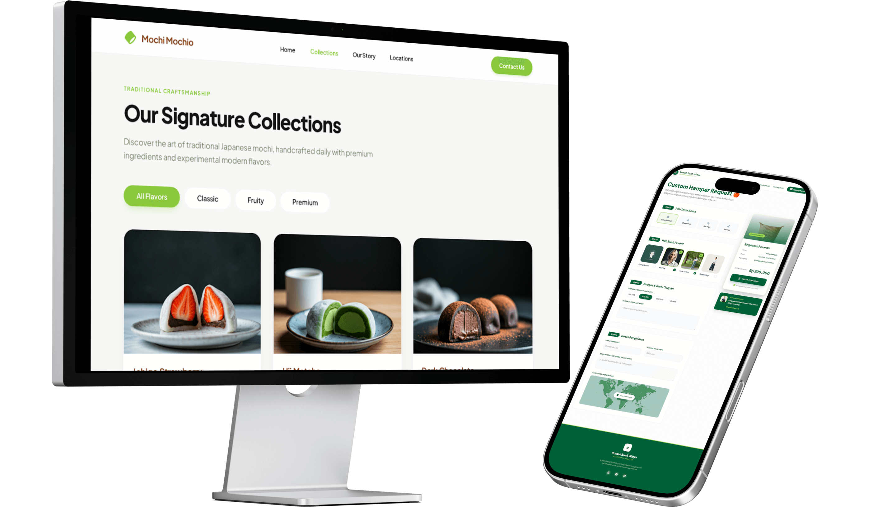 Contoh website bisnis profesional dari DevOz