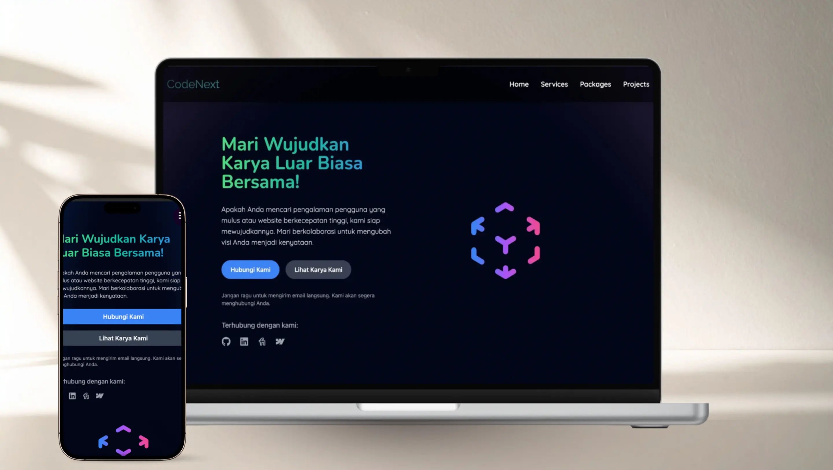 Gambar proyek Website Service 1